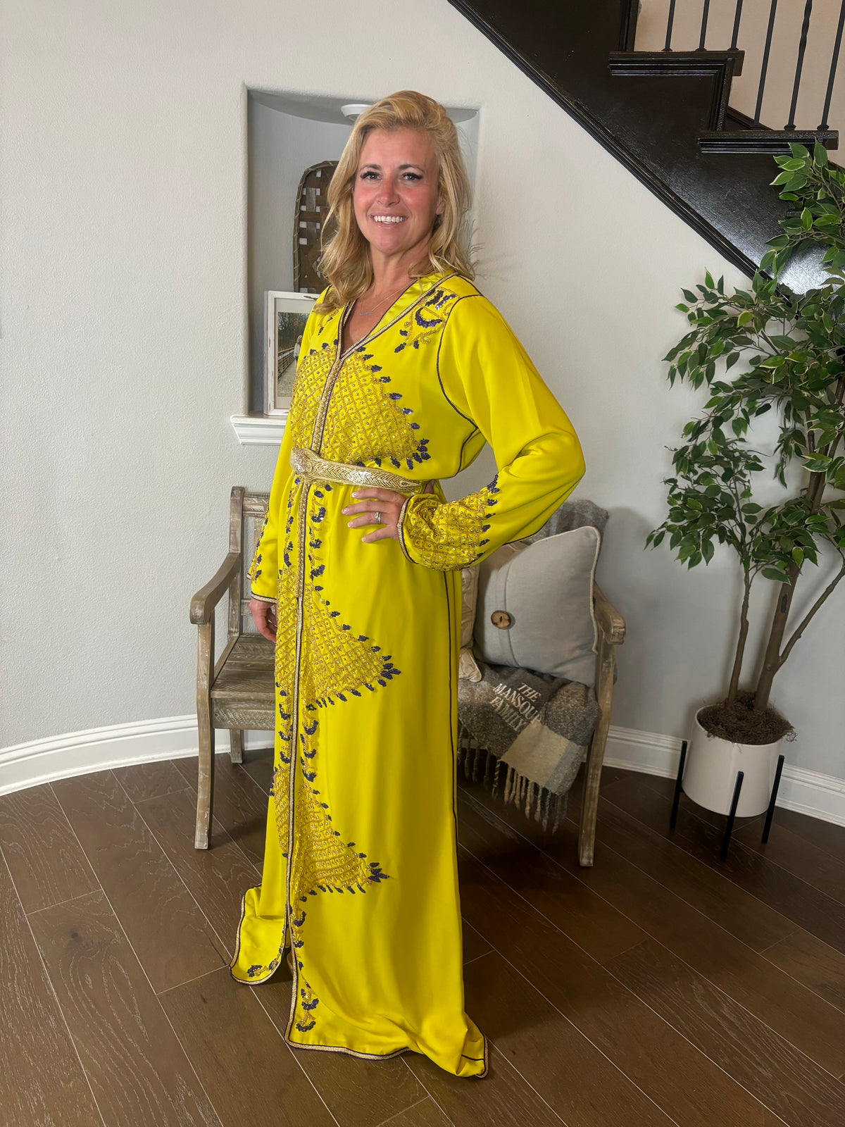 Chartreuse Sunburst Takchita.