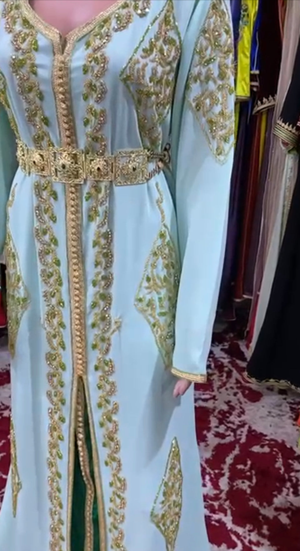 2 pc Moroccan Caftan dress Traditional Moroccan dress Takchita