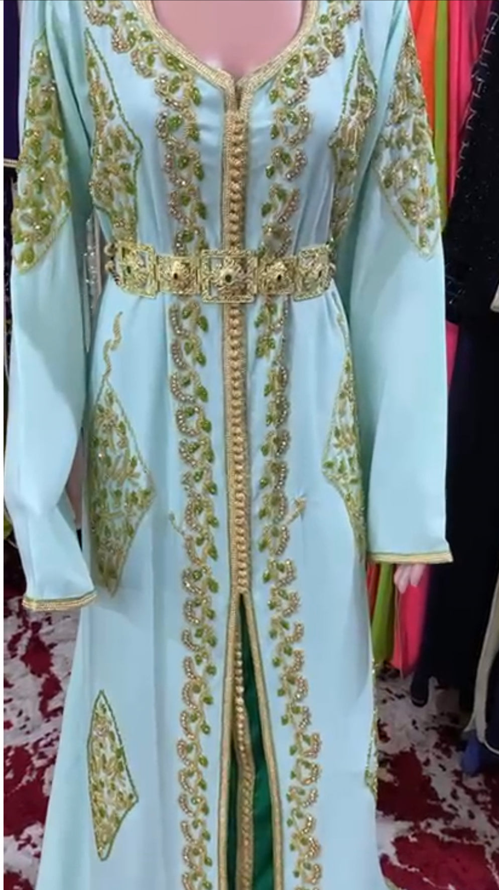 2 pc Moroccan Caftan dress Traditional Moroccan dress Takchita