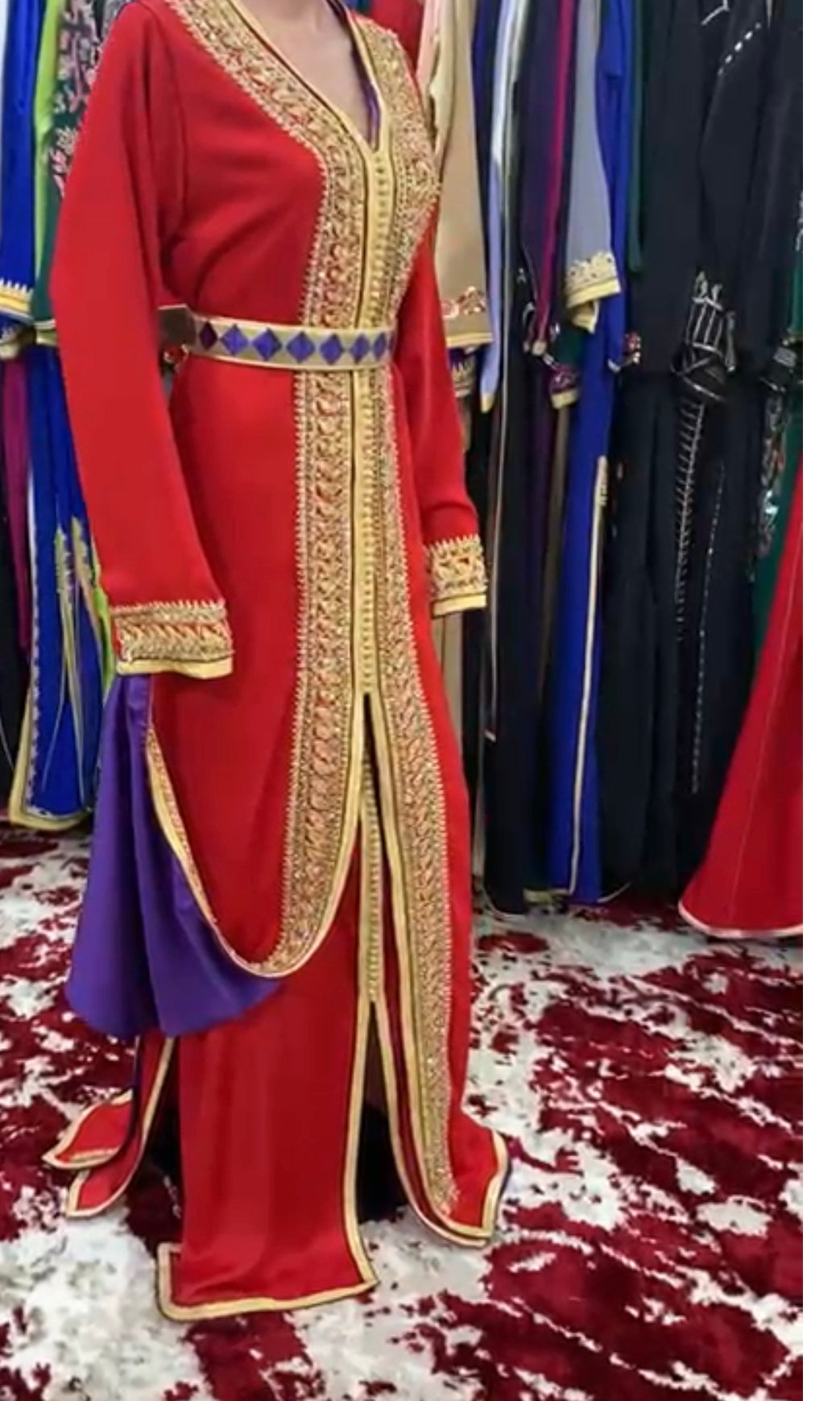 2 pc Moroccan Caftan dress Please contact me about the size