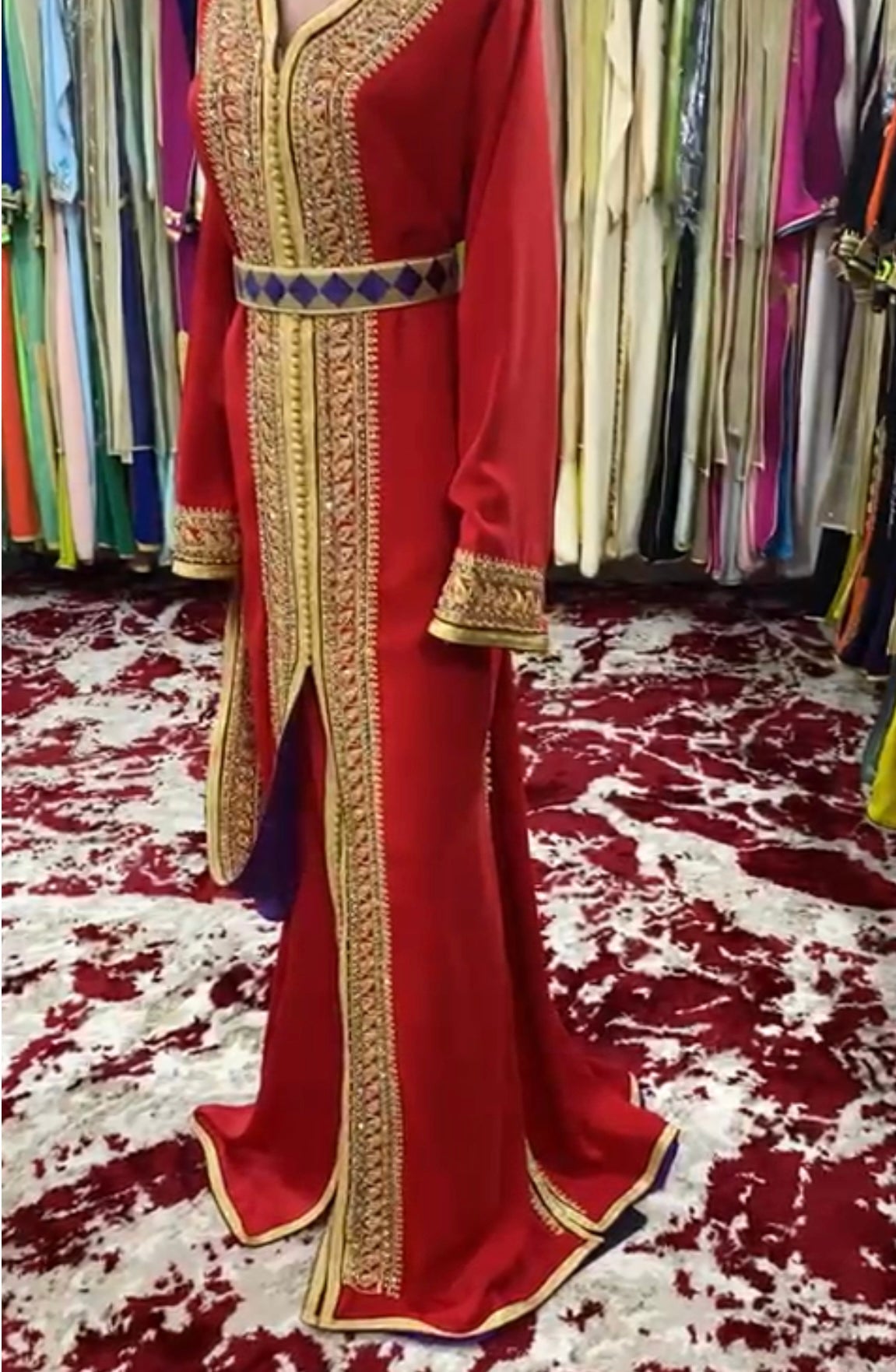 2 pc Moroccan Caftan dress Please contact me about the size