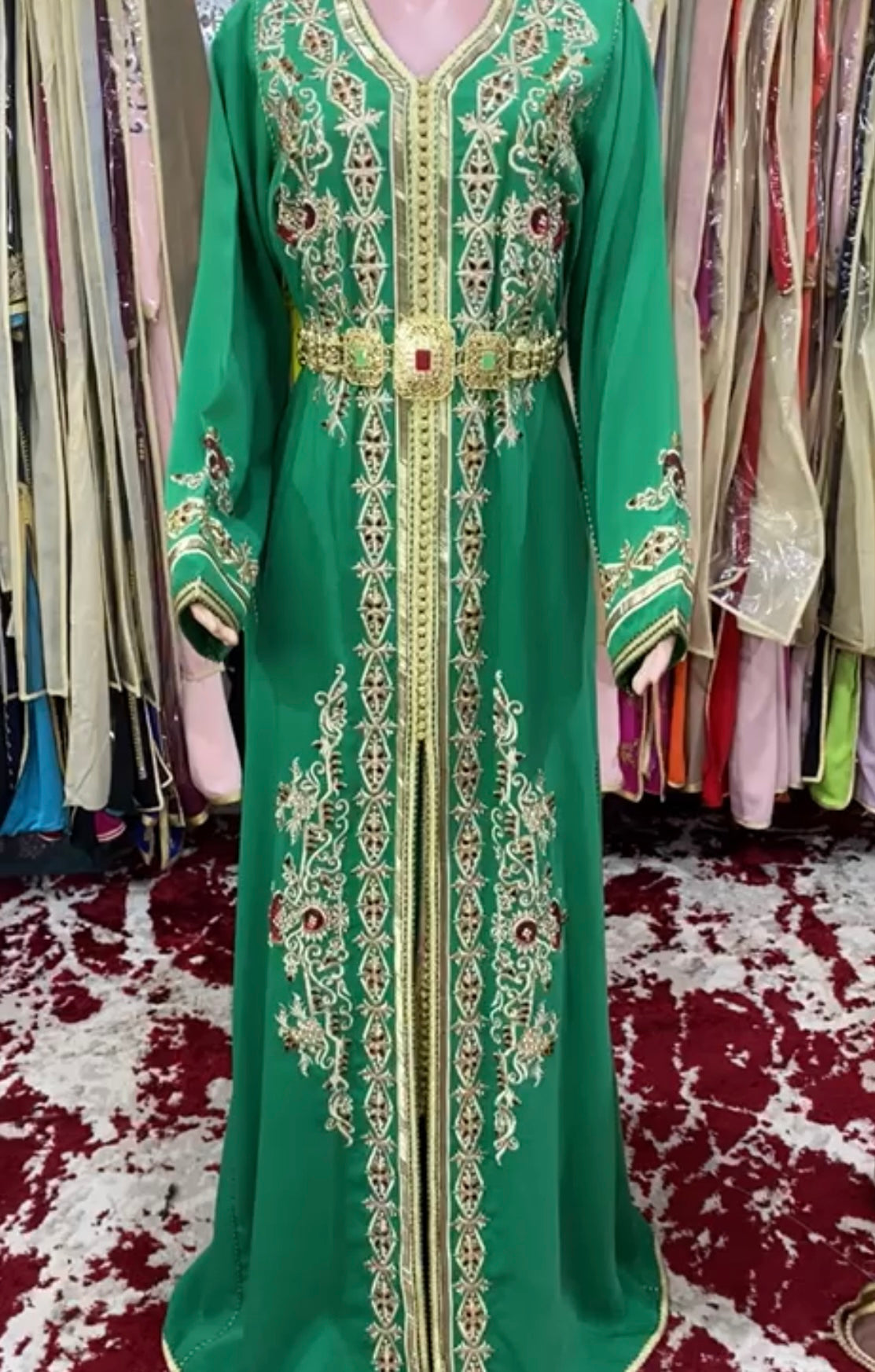 2 pc Moroccan Caftan dress Please contact me about the size Takchita