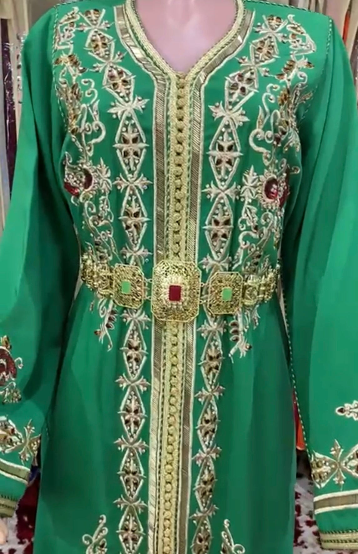 2 pc Moroccan Caftan dress Please contact me about the size Takchita