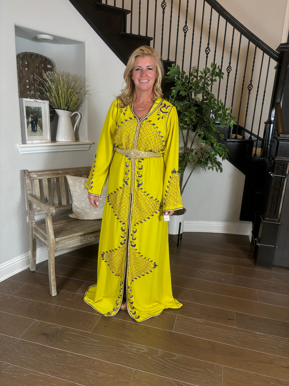 Chartreuse Sunburst Takchita.