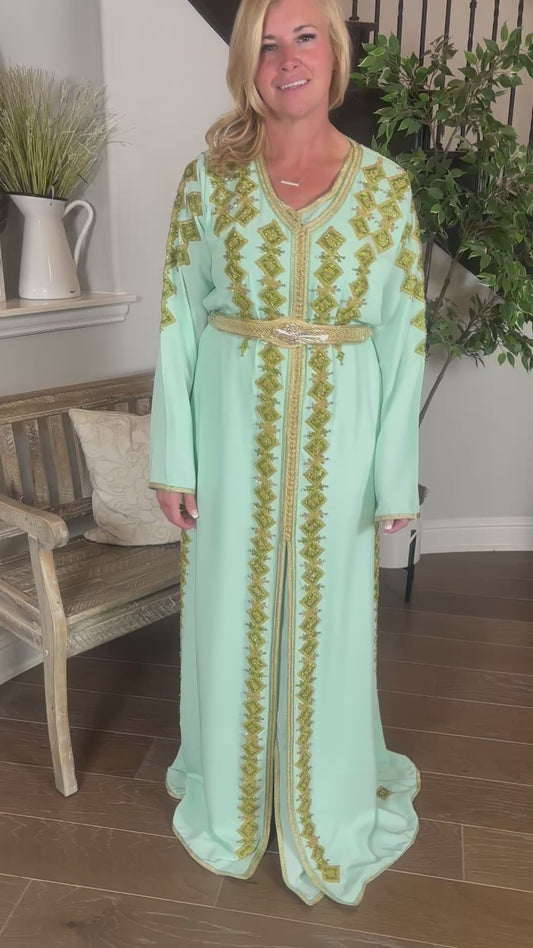 Ice Mint Geometric Takchita