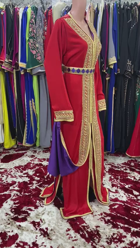 2 pc Moroccan Caftan dress Please contact me about the size