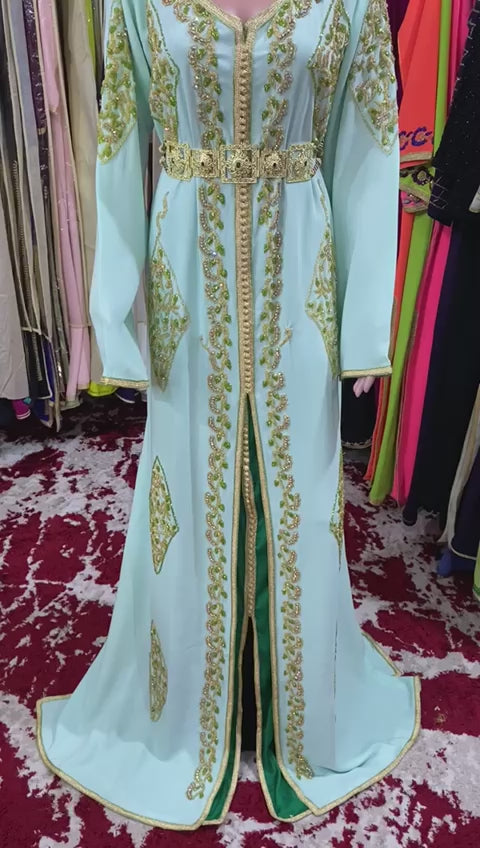 2 pc Moroccan Caftan dress Traditional Moroccan dress Takchita
