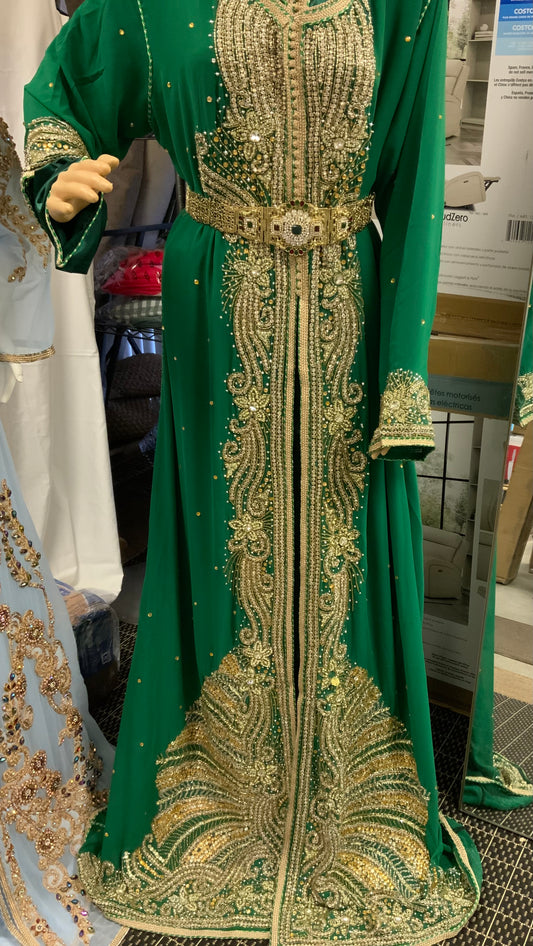 VERY NICE GREEN SARI TAKCHITA