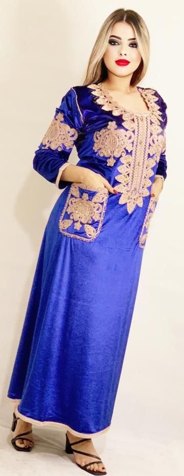 CLEARANCE EVERYDAY CAFTAN EMBROIDERY WITH POCKET قفطان الدار