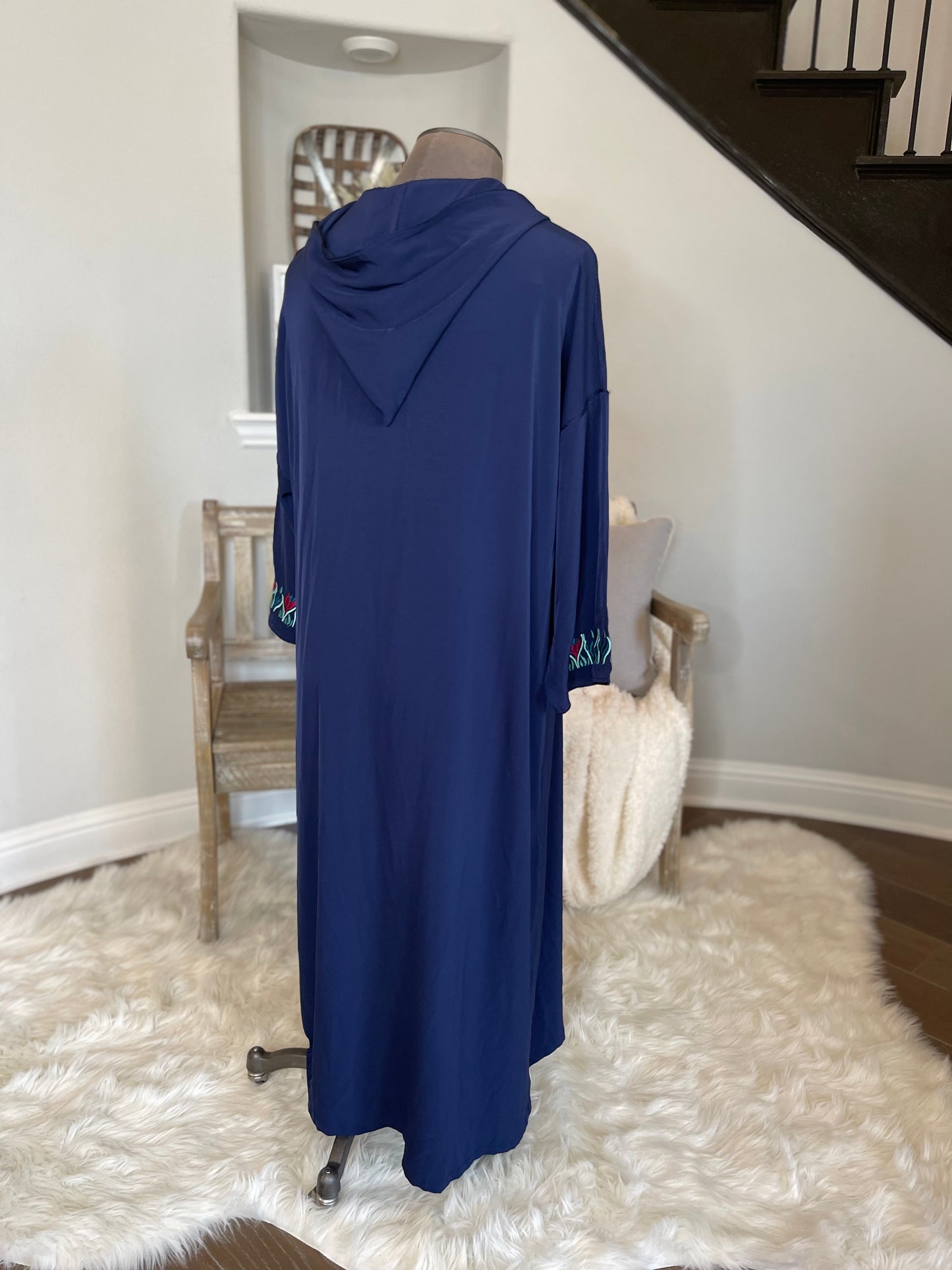 NAVY BLUE JELLABA