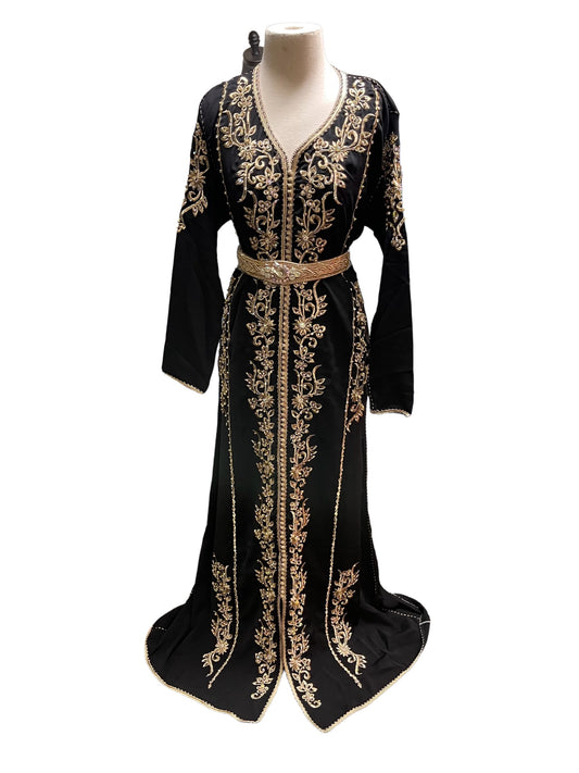 BLACK CAFTAN EMBROIDERY