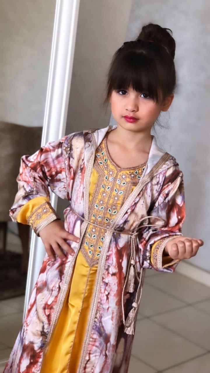 2PC GIRLS CAFTANS/JELLABAs