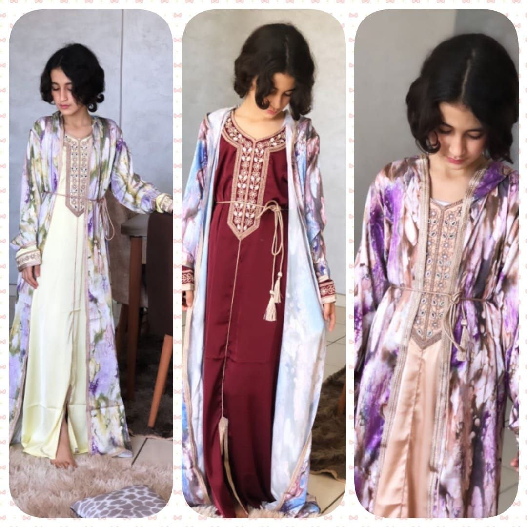 2PC GIRLS CAFTANS/JELLABAs