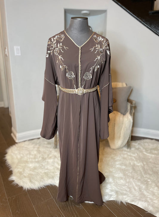 MODERN CAFTAN WITH EMBROIDERY