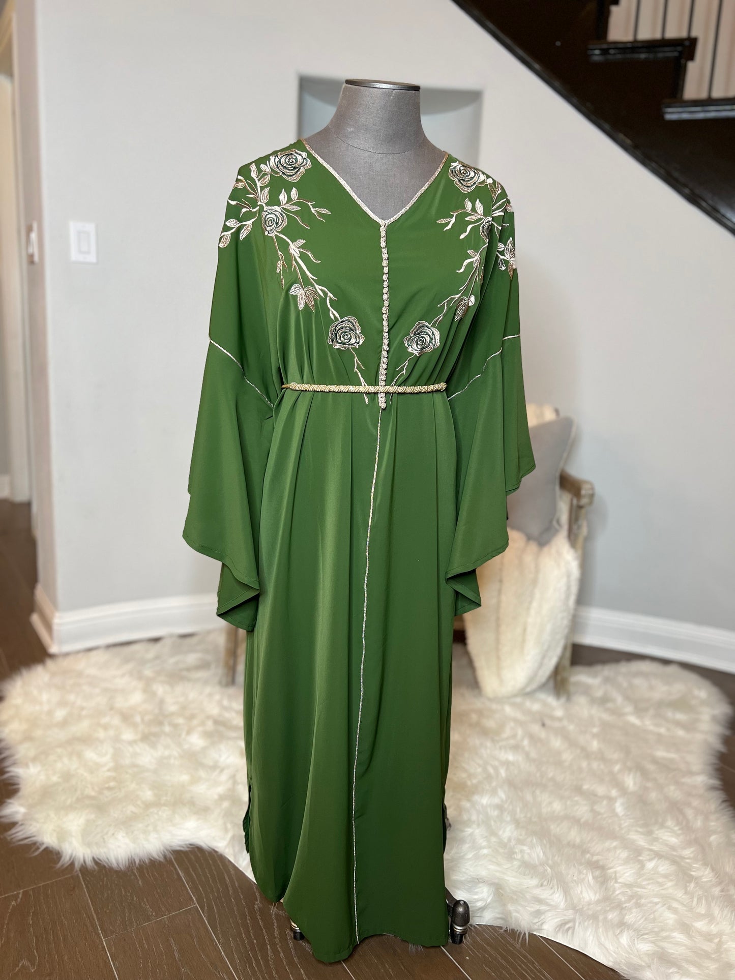 MODERN CAFTAN WITH EMBROIDERY