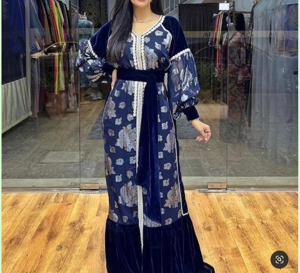NEW ARRIVAL THLIJA & VELVET CAFTAN قفطان ثليجة وموبرة