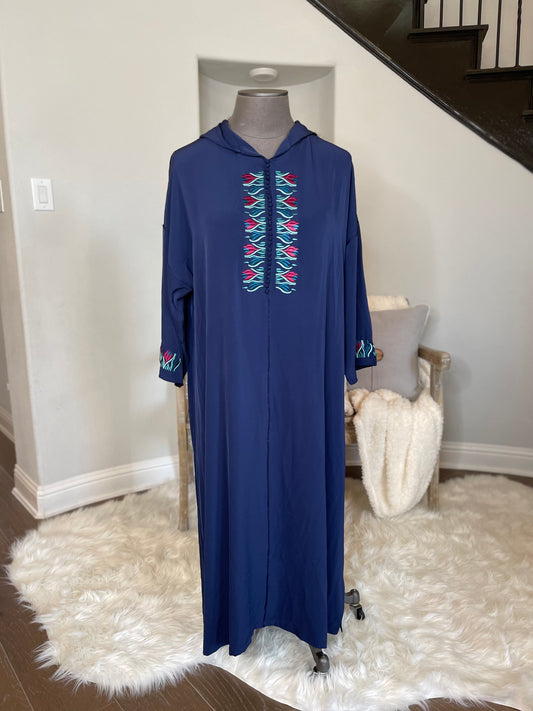 NAVY BLUE JELLABA