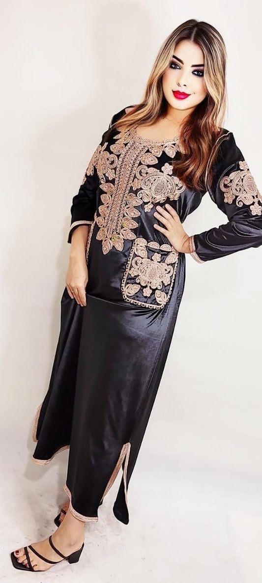 CLEARANCE EVERYDAY CAFTAN EMBROIDERY WITH POCKET قفطان الدار