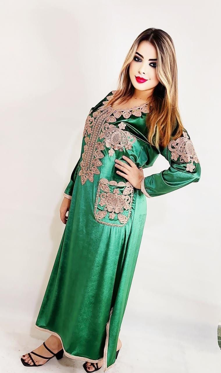 CLEARANCE EVERYDAY CAFTAN EMBROIDERY WITH POCKET قفطان الدار